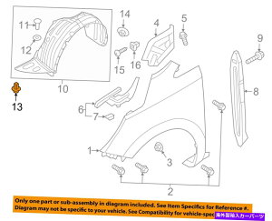 Fender Liner Splash KIA OEM 15-16�Z�h�i�E�t�F���_�[���C�i�[�X�v���b�V���V�[���h���e�[�i865952T500 KIA OEM 15-16 Sedona-Fender Liner Splash Shield Retainer 865952T500 �y���s�A���i�z