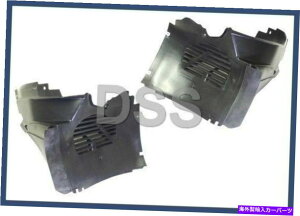 Fender Liner Splash {̃|VF997tF_[Ci[XvbVK[h+ESETtgtHAOEM Genuine Porsche 997 Fender Liner splash guard Left + Right SET Front Fore OEM