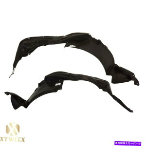 Fender Liner Splash 714Ag^FJN[U[̂߂ɍ+ETChtF_[Ci[XvbVV[hyAZbg Left+Right Side Fender Liner Splash Shield Pair Set For 07-14 Toyota FJ Cruiser
