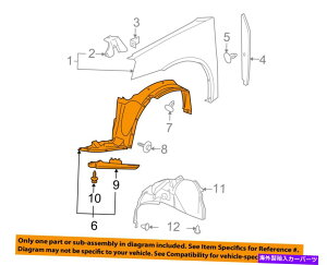 Fender Liner Splash �|���e�B�A�b�NG6 GM OEM-�t�����g�t�F���_�[���C�i�[�C���i�[�X�v���b�V���V�[���h�K�[�h��25956106 Pontiac GM OEM G6-Front Fender Liner Inner Splash Shield Guard Left 25956106 �y���s�A���i�z