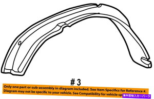 Fender Liner Splash FORD OEM�t�����g�t�F���_�[���C�i�[�X�v���b�V���V�[���h�p�l���J�o�[�EXL2Z16102AA FORD OEM Front Fender-Liner Splash Shield Panel Cover Right XL2Z16102AA �y���s�A���i�z