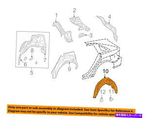 Fender Liner Splash TOYOTA OEM 9��15��Venza���A�t�F���_�[���C�i�[�X�v���b�V���V�[���h��656380T010 TOYOTA OEM 09-15 Venza Rear-Fender Liner Splash Shield Left 656380T010 �y���s�A���i�z