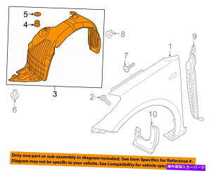 Fender Liner Splash KIA OEM 14-16tHeKoup-tgtF_[Ci[XvbVV[h86811A7200 KIA OEM 14-16 Forte Koup-Front Fender Liner Splash Shield Left 86811A7200