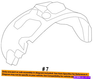 Fender Liner Splash FORD OEM F-150-�t�����g�t�F���_�[���C�i�[�C���i�[�X�v���b�V���V�[���h�K�[�h��AL3Z16103C FORD OEM F-150-Front Fender Liner Inner Splash Shield Guard Left AL3Z16103C �y���s�A���i�z