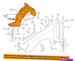 Fender Liner Splash AUDI OEM 15-16 A3-tgtF_[Ci[XvbVV[hE8V7821172G AUDI OEM 15-16 A3-Front Fender Liner Splash Shield Right 8V7821172G