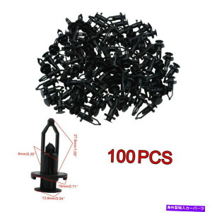 Fender Liner Splash 100PCStF_[Ci[t@Xi[xbgvbVNbveCi[9~[gâ߂Ƀg^ 100Pcs Fender Liner Fastener Rivet Push Clips Retainer 9mm Hole Dia For Toyota