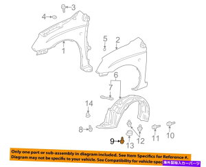 Fender Liner Splash TOYOTA OEM 01-03vEXAtF_[Ci[XvbVV[h{g9015960373 TOYOTA OEM 01-03 Prius-Fender Liner Splash Shield Bolt 9015960373