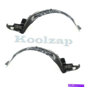 Fender Liner Splash 03-07�̂��߂̃A�R�[�h�t�����g�X�v���b�V���V�[���h�C���i�[�t�F���_�[���C�i�[���E�T�C�hSET PAIR For 03-07 Accord Front Splash Shield Inner Fender Liner Left Right Side SET PAIR �y���s�A���i�z