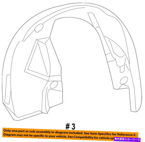 Fender Liner Splash _bWNCX[OEM`W[EtgtF_[Ci[XvbVV[hE5028750AF Dodge CHRYSLER OEM Challenger-Front Fender Liner Splash Shield Right 5028750AF
