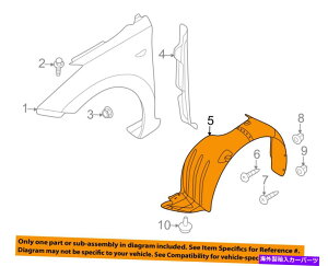 Fender Liner Splash HYUNDAI OEM 14-16�G�����g���A�t�����g�t�F���_�[���C�i�[�X�v���b�V���V�[���h��868113X700 HYUNDAI OEM 14-16 Elantra-Front Fender Liner Splash Shield Left 868113X700 �y���s�A���i�z