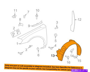 Fender Liner Splash �V�{���[GM OEM 06����13�C���p���A�t�����g�t�F���_�[���C�i�[�X�v���b�V���V�[���h��10333703 Chevrolet GM OEM 06-13 Impala-Front Fender Liner Splash Shield Left 10333703 �y���s�A���i�z