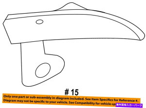 Fender Liner Splash FORD OEM�t�����g�t�F���_�[���C�i�[�C���i�[�X�v���b�V���V�[���h�p�l���J�o�[�EBC3Z16102A FORD OEM Front Fender-Liner Inner Splash Shield Panel Cover Right BC3Z16102A �y���s�A���i�z