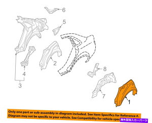 Fender Liner Splash AUDI OEM 04-05 S4AtF_[Ci[XvbVV[hE8E0810172B AUDI OEM 04-05 S4 Rear-Fender Liner Splash Shield Right 8E0810172B