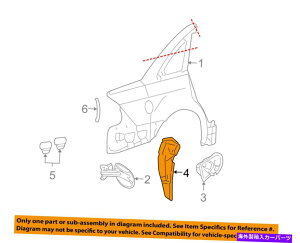 Fender Liner Splash FORD OEM���A�t�F���_�[���C�i�[�X�v���b�V���V�[���h��6G1Z5428371A FORD OEM Rear Fender-Liner Splash Shield Left 6G1Z5428371A �y���s�A���i�z