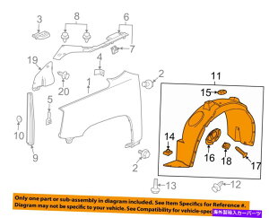 Fender Liner Splash GMC GM OEM 14-16n`EtgtF_[Ci[XvbVV[hE23271690 GMC GM OEM 14-16 Terrain-Front Fender Liner Splash Shield Right 23271690
