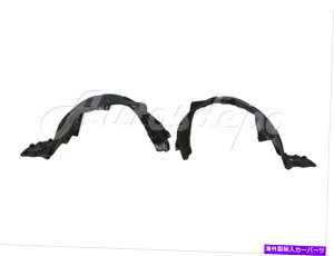 Fender Liner Splash 2006-2011ホンダシビックセダンフロントフェンダーライナースプラッシュシールドセット= Lhは&Rhのための For 2006-2011 Honda Civic Sedan Front Fender Liner Splash Shield Set=Lh & Rh