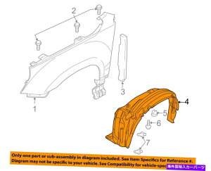 Fender Liner Splash OEM 613OhGXN[hAtgtF_[Ci[XvbVV[h7248265J00 SUZUKI OEM 06-13 Grand Vitara-Front Fender Liner Splash Shield Left 7248265J00
