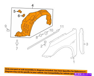 Fender Liner Splash HYUNDAI OEM\i^EtgtF_[Ci[Ci[XvbVV[hK[h868113Q000 HYUNDAI OEM Sonata-Front Fender Liner Inner Splash Shield Guard Left 868113Q000