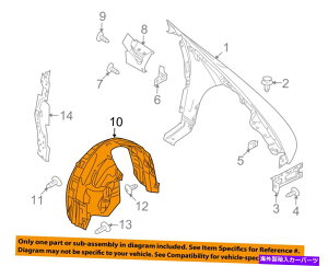 Fender Liner Splash FORD OEM�������A�t�����g�t�F���_�[���C�i�[�C���i�[�X�v���b�V���V�[���h�K�[�h��BG1Z16103A FORD OEM Taurus-Front Fender Liner Inner Splash Shield Guard Left BG1Z16103A �y���s�A���i�z