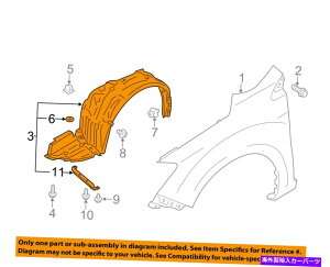 Fender Liner Splash SUBARUCvbTOEM 2015-tgtF_[Ci[XvbVV[hE59110FJ080 SUBARU OEM 2015 Impreza-Front Fender Liner Splash Shield Right 59110FJ080