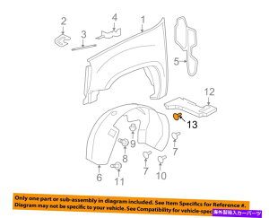 Fender Liner Splash GM OEM-�t�F���_�[���C�i�[�X�v���b�V���V�[���h�v�b�V���N���b�v���e�C�i�[�u���C���h���x�b�g11589181 GM OEM-Fender Liner Splash Shield Push Clip Retainer Blind Rivet 11589181 �y���s�A���i�z