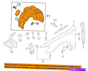 Fender Liner Splash AEfBOEM 2016 A6NgEtgtF_[Ci[XvbVV[h4G0821133E AUDI OEM 2016 A6 Quattro-Front Fender Liner Splash Shield Left 4G0821133E