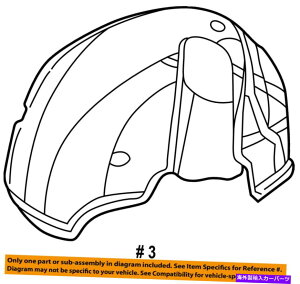 Fender Liner Splash _bWNCX[OEMCgsbhAtF_[Ci[XvbVV[hE4575414AF Dodge CHRYSLER OEM Intrepid Rear-Fender Liner Splash Shield Right 4575414AF