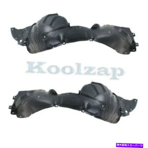 Fender Liner Splash 914̂߂ɃL[utgXvbVV[hCi[tF_[Ci[pl̍ESET PAIR For 09-14 Cube Front Splash Shield Inner Fender Liner Panel Left Right SET PAIR