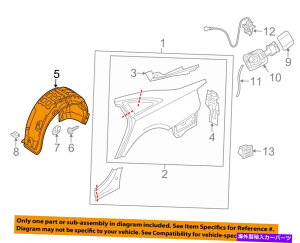 Fender Liner Splash AEfBOEM 12-16 A6NgAtF_[Ci[XvbVV[h4G0810171A AUDI OEM 12-16 A6 Quattro Rear-Fender Liner Splash Shield Left 4G0810171A