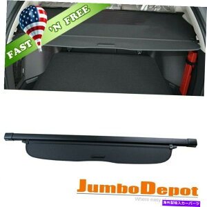 Cover Rear Trunk 2012-2016z_CRV̂߂̕č̍lgN^uAgNJ[SgmJo[tBbg US Black Retractable Rear Trunk Cargo Tonneau Cover Fit for 2012-2016 Honda CRV