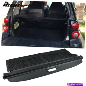 Cover Rear Trunk ͂߂08-15X}[gFortwoOEgN^uAݕZLeBgNJo[ubN Fits 08-15 Smart Fortwo OE Retractable Rear Cargo Security Trunk Cover Black