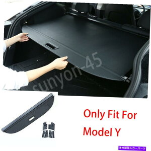Cover Rear Trunk eXfY 2020 2021AgNJ[SוJo[ZLeBV[hVF[hp For Tesla Model Y 2020 2021 Rear Trunk Cargo Luggage Cover Security Shield Shade