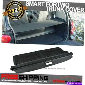 Cover Rear Trunk 815AX}[gFortwoOEX^CgN^uubNAJ[SgNJo[̓tBbg Fits 08-15 Smart Fortwo OE Style Retractable Black Rear Cargo Trunk Cover