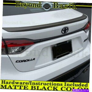 Cover Rear Trunk 2020NɂĂ2021Ñg^J[Z_t@Ng[X^CgNX|C[ECOMATTE BLACK For 2020 2021 Toyota Corolla Sedan Factory Style Trunk Spoiler Wing MATTE BLACK