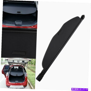 Cover Rear Trunk 14-18���Y���[�OSV SL���g���N�^�u���g�����N�J�[�S�J�o�[�Z�L�����e�B�V�F�[�h�u���b�N For 14-18 Nissan Rogue SV SL Retractable Trunk Cargo Cover Security Shade Black �y���s�A���i�z