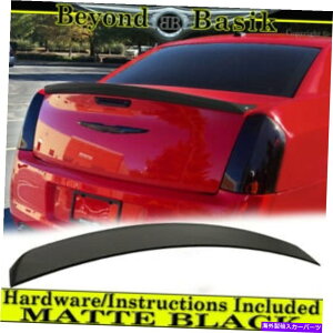 Cover Rear Trunk クライスラー300 2011-2021 OEファクトリースタイルリップスポイラー、トランクウィングMATTE BLACKのための For Chrysler 300 2011-2021 OE Factory Style Lip Spoiler Trunk Wing MATTE BLACK