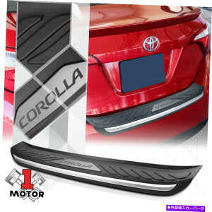 Cover Rear Trunk ubN/N[gbgAop[/ 14-16g^J[pgNveN^[Jo[ Black w/Chrome Trim Rear Bumper/Trunk Protector Cover for 14-16 Toyota Corolla