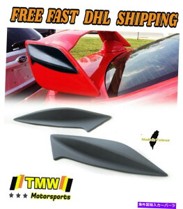 Cover Rear Trunk マットブラックSTIリアトランクスポイラー・サイドフィンカバーフィット感のためのスバルWRX 4日15-19 Matte Black STI Rear Trunk Spoiler Side Fins Cover Fit For Subaru WRX 4th 15-19