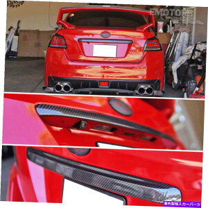 Cover Rear Trunk J[{hCpSUBARU WRX STIZ_AgNnhӂJo[g2015up Carbon Dry For SUBARU WRX STI Sedan Rear Trunk Handle Lid Cover Trim 2015up