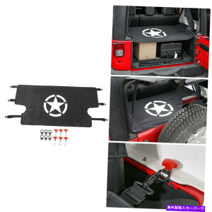Cover Rear Trunk AgNIVF[hݕW[vO[JK JKÛ߂̃V[hJo[bN717 Rear Trunk Shelves Shade Cargo Rack Cover Shield for Jeep Wrangler JK JKU 07-17