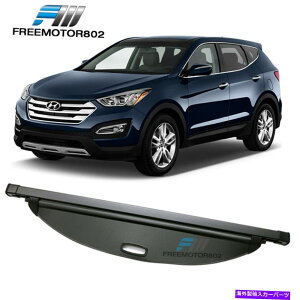 Cover Rear Trunk �͂߂���17-18�q�����_�C�T���^�t�F�X�|�[�c���g���N�^�u���g�m�[�J�[�S�V�F�[�h�J�o�[ Fits 17-18 Hyundai Santa Fe Sport Retractable Tonneau Cargo Shade Cover �y���s�A���i�z