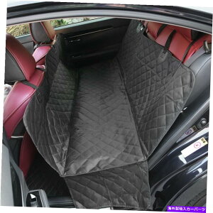 Cover Rear Trunk �h���J�[���y�b�g�o�b�N���A�V�[�g�}�b�g�J�o�[SUV�g���b�N�u�����P�b�g�n�����b�N�u���b�N Waterproof Car Dog Pet Back Rear Seat Mat Cover SUV Truck Blanket Hammock Black �y���s�A���i�z
