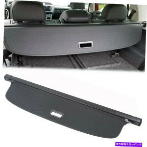 Cover Rear Trunk VWtHNX[QeBOA18Abv̂߂ɃubNgN^ugNAJ[SJo[V[h Black Retractable Trunk Rear Cargo Cover Shield For 18-up VW Volkswagen Tiguan