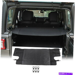 Cover Rear Trunk ���A�g�����N�o�b�O�L�����A�[�V�[���h�J�o�[�J�[�e���W�[�v�E�����O���[JL�̂��߂ɕی�18+ Rear Trunk Luggage Carrier Shield Cover Curtain Protect For Jeep Wrangler JL 18+ �y���s�A���i�z