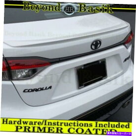 Cover Rear Trunk 2021 2020トヨタカローラ4DRセダンファクトリースタイルトランクスポイラーウイングPRIMER For 2020 2021 Toyota Corolla 4dr Sedan Factory Style Trunk Spoiler Wing PRIMER