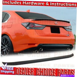 Cover Rear Trunk 2013-2020 LEXUS GS350 GS450H GS F MATTE BLACKt@Ng[X^CX|C[gNEBO 2013-2020 LEXUS GS350 GS450H GS F MATTE BLACK Factory Style Spoiler Trunk Wing