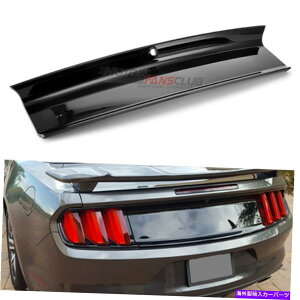 Cover Rear Trunk グロスブラックリアふたトランクデッキリッドパネルカバーキットフォードマスタング2015年から2019年18 Gloss Black Rear Lid Trunk Decklid Panel Cover Kit For Ford Mustang 2015-2019 18