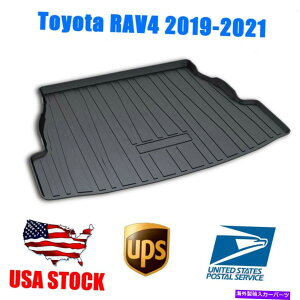 Cover Rear Trunk g^RAV4 2019N2021N̂߂̃AJ[SCi[gCgNtAJo[ی}bg Rear cargo Liner Tray Trunk Floor Cover Protection Mat for Toyota RAV4 2019-2021
