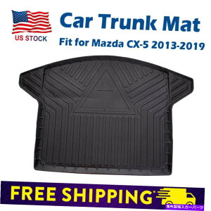 Cover Rear Trunk ubNo[Ԃ̃gNJo[veN^[AJ[S}bgtBbg}c_CX-5 2013-2019 Black Rubber Car Trunk Cover Protector Rear Cargo Mat Fit Mazda CX-5 2013-2019