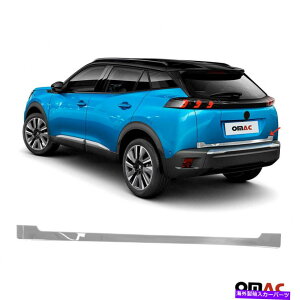 Cover Rear Trunk N[gNe[Q[g`gJo[S.X`[́AvW[2008ɓK2020N2021N Chrome Trunk Tailgate Moulding Trim Cover S. Steel Fits Peugeot 2008 2020-2021